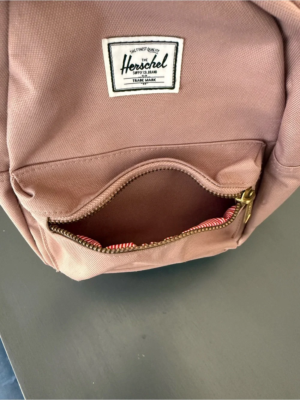 Herschel Supply Company Dusty Pink Mini Backpack with Gold Hardware